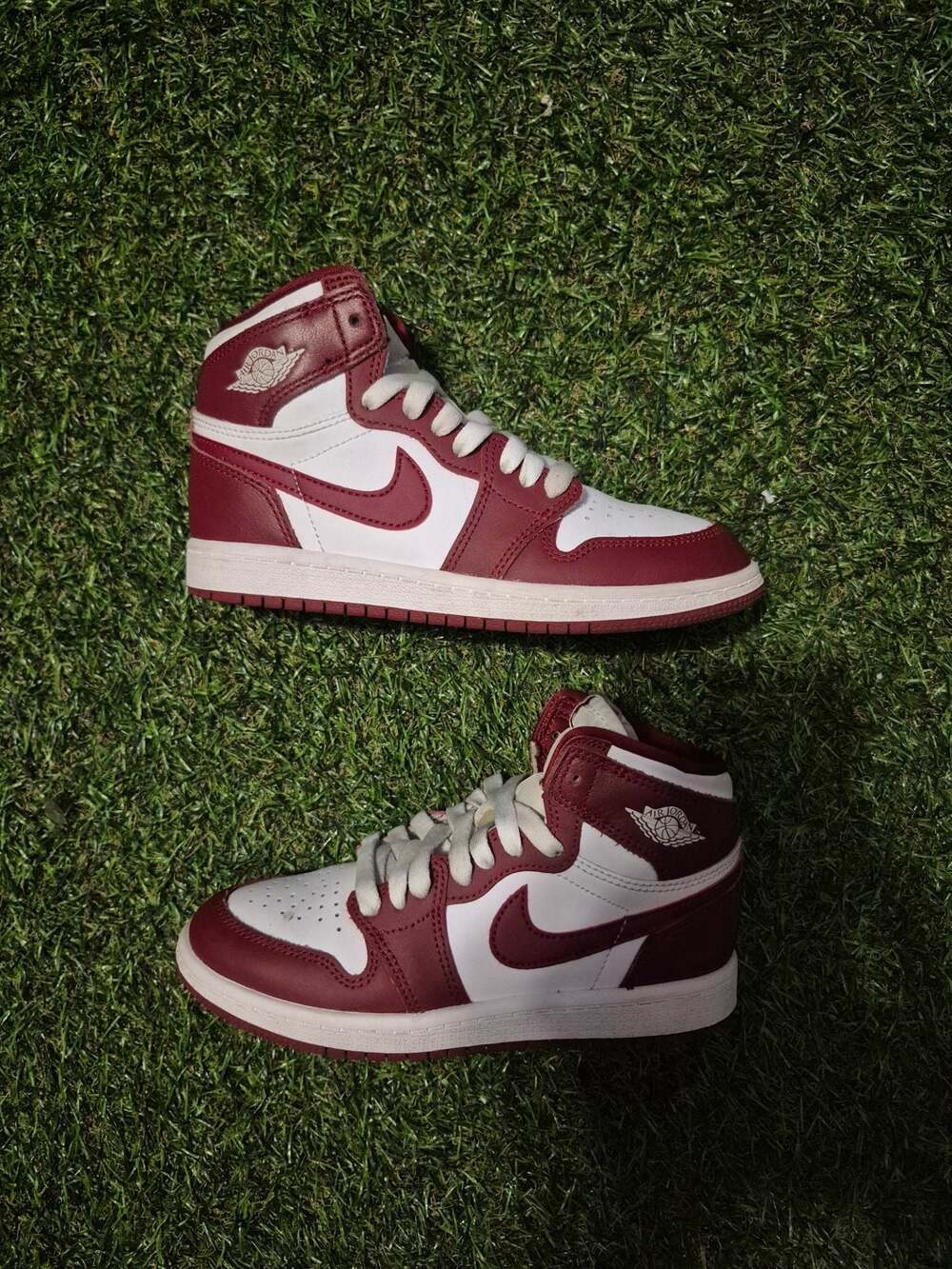Air Jordan 1 Retro High OG GS 'Artisanal Red' (Team Red/White)